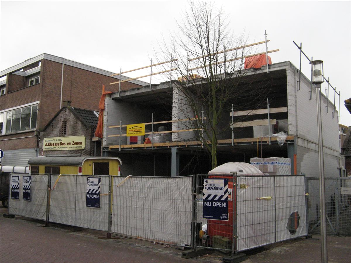 Nieuwbouw winkel Zuidersteeg vordert gestaag !