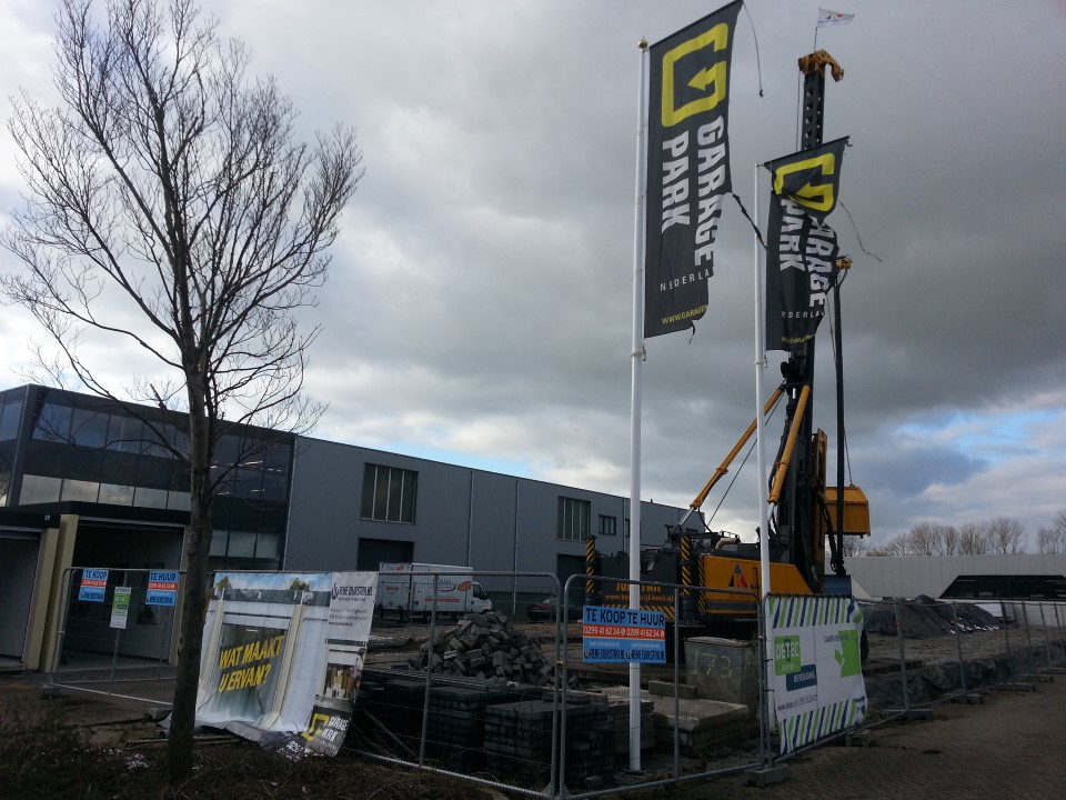 Bouw van de 46 units van GaragePark Purmerend vordert voorspoedig !!